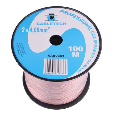Cablu difuzor cca 2x4.00mm transparent                                                                                                                                                                                                                    