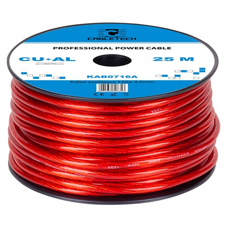 Cablu putere cu-al 12ga (4.5mm/3.31mm2) 25m r                                                                                                                                                                                                             