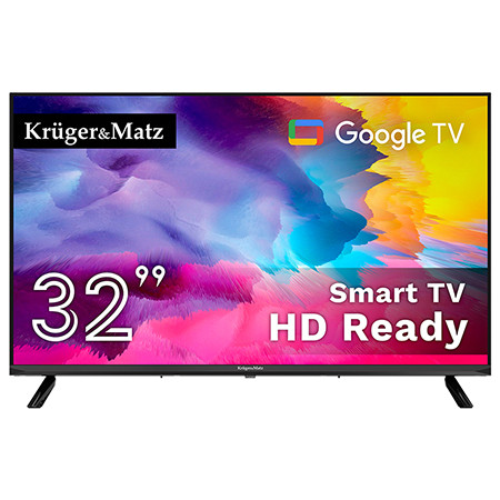 Google smart tv 5.0 32 inch 81cm h265 hevc kruger matz                                                                                                                                                                                                    