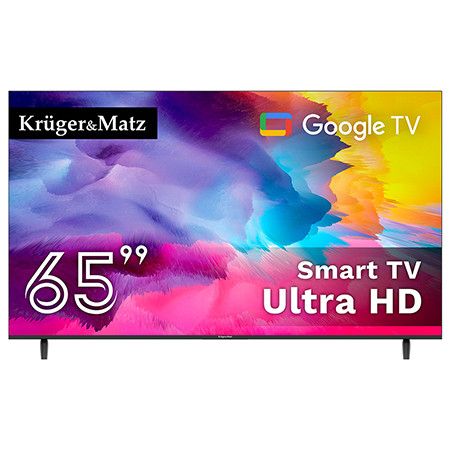 Google smart tv 5.0 65  163cm ultrahd 4k kruger matz                                                                                                                                                                                                      
