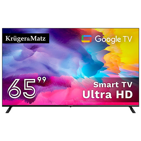 Google smart tv 65 inch 163cm ultrahd 4k kruger matz                                                                                                                                                                                                      