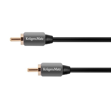 Cablu 1rca-1rca 1.0m kruger matz                                                                                                                                                                                                                          