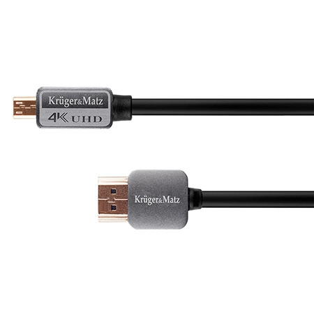 Cablu  hdmi a-hdmi d 1.8m kruger matz                                                                                                                                                                                                                     