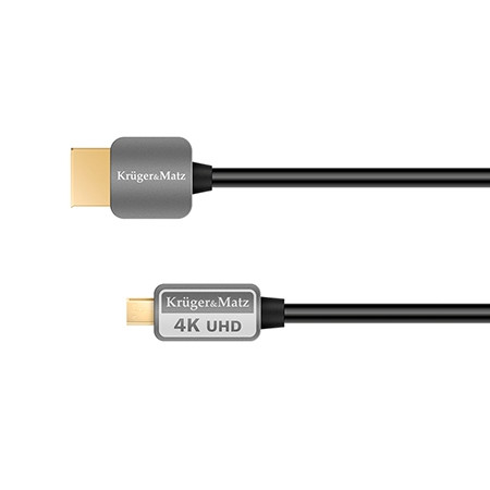 Cablu  hdmi a-hdmi d 3.0m kruger matz                                                                                                                                                                                                                     