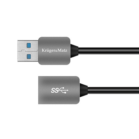 Cablu usb prelungitor 1m blister kruger matz                                                                                                                                                                                                              