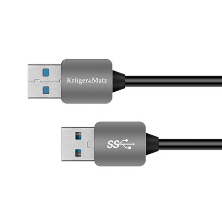 Cablu usb 3.0 tata - tata 1m blister kruger matz                                                                                                                                                                                                          