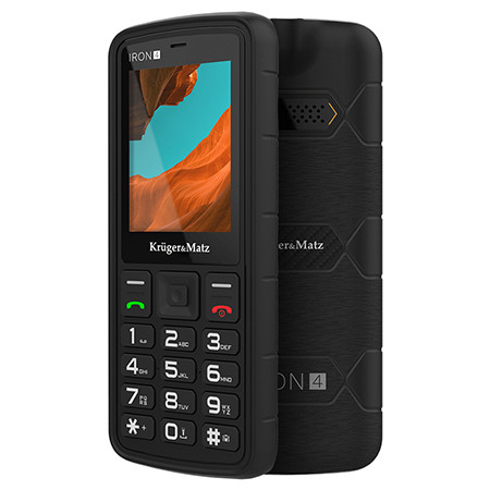 Telefon rugged 4g iron 4 kruger matz                                                                                                                                                                                                                      