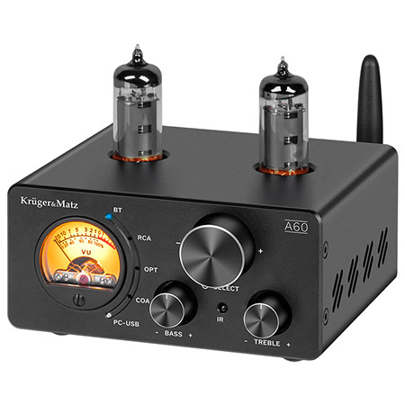 Amplificator stereo lampi 6k4 2x100w a60 kruger matz                                                                                                                                                                                                      
