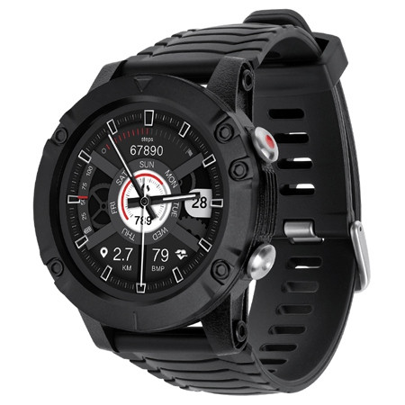 Smartwatch activity black gps kruger matz                                                                                                                                                                                                                 