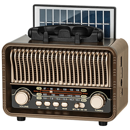 Radio portabil analog incarcare solara kruger matz                                                                                                                                                                                                        