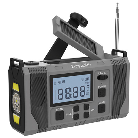 Radio multifunctional solar 10000mah kruger ma                                                                                                                                                                                                            