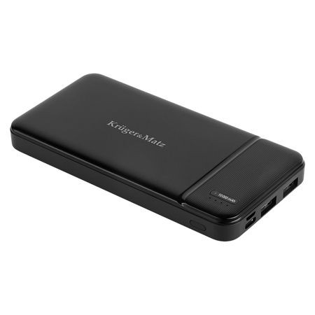 Power bank 10000mah li-pol kruger matz                                                                                                                                                                                                                    