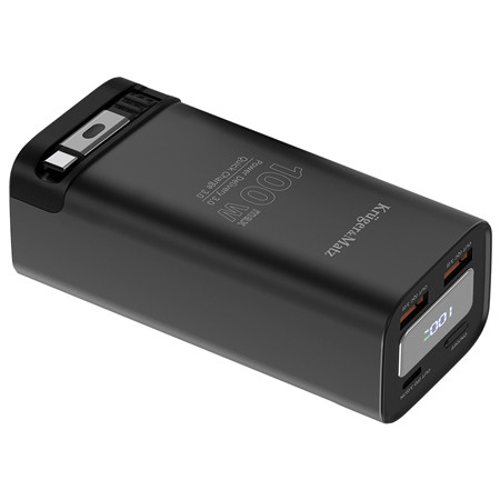 Power bank 20000 mah li-ion 100w qc pd kruger matz                                                                                                                                                                                                        