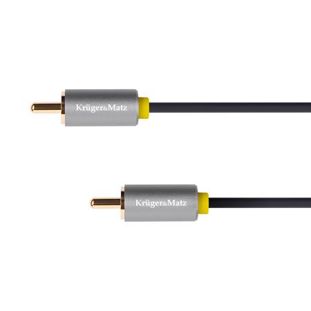 Cablu 1rca - 1rca 1m basic k m                                                                                                                                                                                                                            