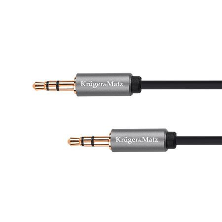 Cablu jack 3.5 tata - tata 1m basic k m                                                                                                                                                                                                                   