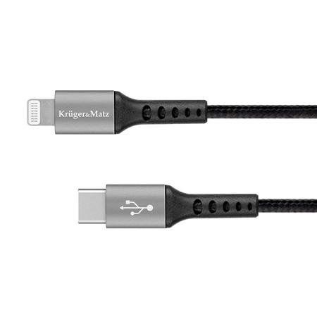 Cablu usb tip c - lightning c94 mfi 1m kruger matz                                                                                                                                                                                                        