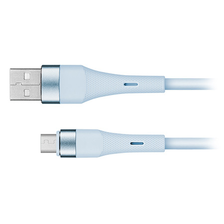 Cablu silicon usb-micro usb 1m basic kruger matz                                                                                                                                                                                                          