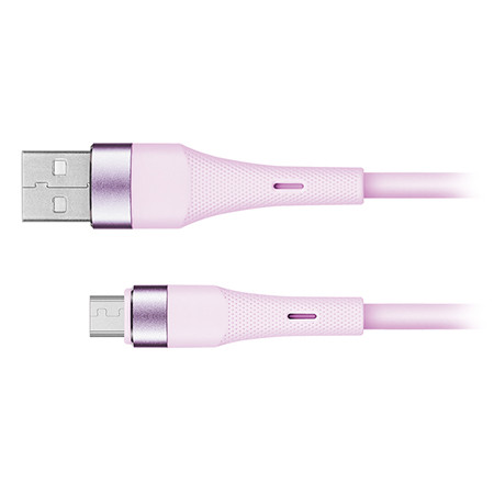 Cablu silicon usb-micro usb 1m basic kruger matz                                                                                                                                                                                                          