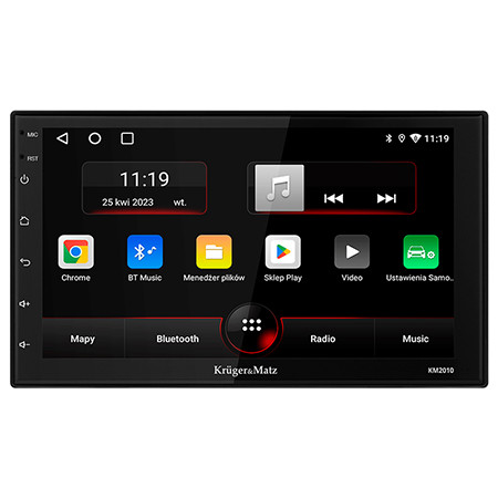 Radio player 2 din carplay/android auto kruger matz                                                                                                                                                                                                       