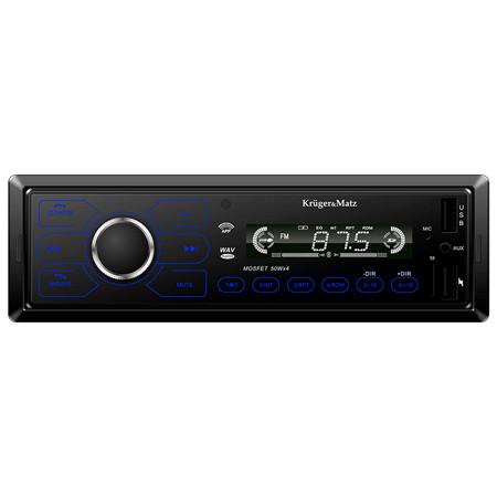 Player auto 1 din 4x50w kruger matz                                                                                                                                                                                                                       