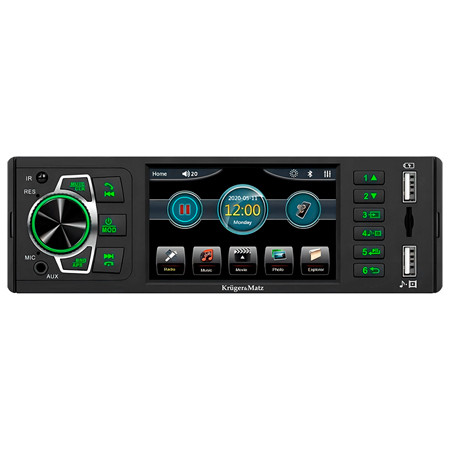 Player auto 1 din 4x50w kruger matz                                                                                                                                                                                                                       