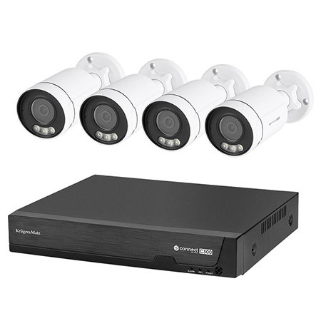 Kit supraveghere wifi connect c300 tuya kruger matz                                                                                                                                                                                                       