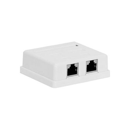 Priza ftp cat 6e dubla aplicata emtex                                                                                                                                                                                                                     