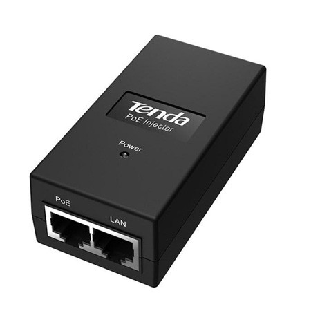 Poe injector 10/100 mbps tenda                                                                                                                                                                                                                            