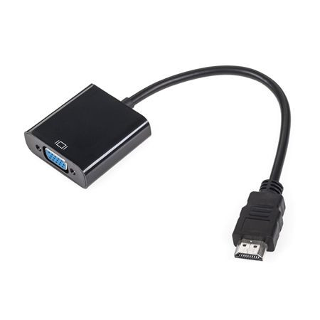 Adaptor hdmi tata - vga mama   audio                                                                                                                                                                                                                      
