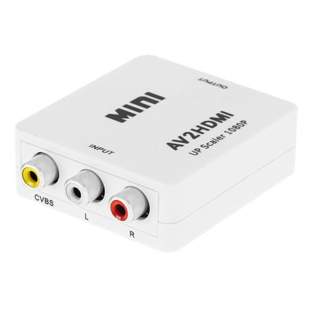 Convertor rca cvbs + audio - hdmi mama                                                                                                                                                                                                                    