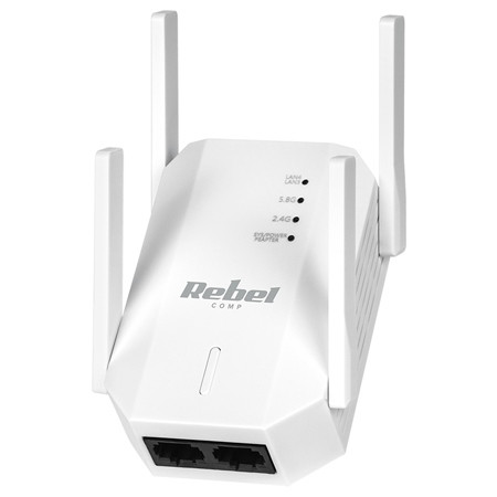 Range extender repeater 2.4-5 ghz rebel                                                                                                                                                                                                                   