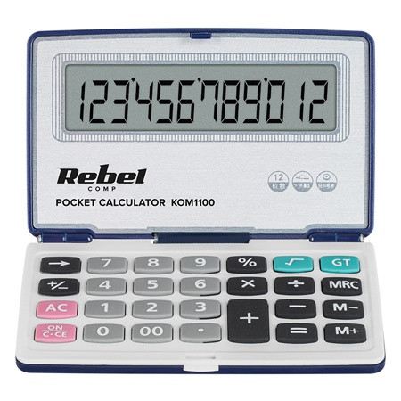 Calculator de buzunar 12 digiti pc-50 rebel                                                                                                                                                                                                               