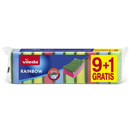 Set bureti bucatarie rainbow 10buc vileda                                                                                                                                                                                                                 