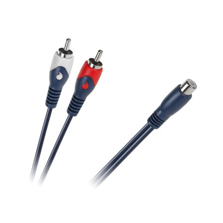 Cablu y rca mama - 2xrca tata 0.2m                                                                                                                                                                                                                        