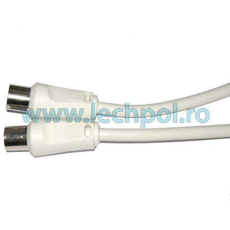 Cablu rf video alb 10m                                                                                                                                                                                                                                    