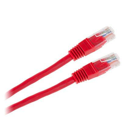 Patchcord utp cca rosu 1m                                                                                                                                                                                                                                 