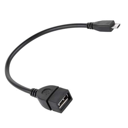 Cablu otg usb a mama - micro usb tata 20cm                                                                                                                                                                                                                