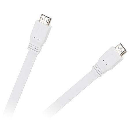 Cablu hdmi - hdmi alb plat v1.4 1.8m cabletech                                                                                                                                                                                                            