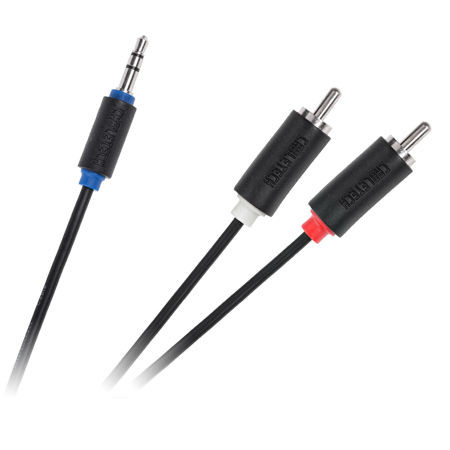 Cablu jack 3.5 tata - 2rca tata cabletech standard 5m                                                                                                                                                                                                     