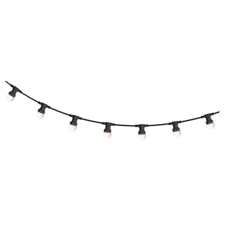 Sir iluminat festiv 10m  ip44 cu 20 becuri led alb cald                                                                                                                                                                                                   