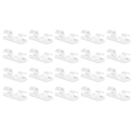 Cable clips set 20 buc                                                                                                                                                                                                                                    