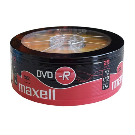 Dvd-r 4.7gb 16x set 25 buc maxell                                                                                                                                                                                                                         