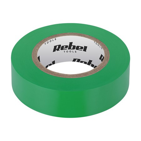 Banda izolatoare 0.13x19x20yd verde rebel                                                                                                                                                                                                                 