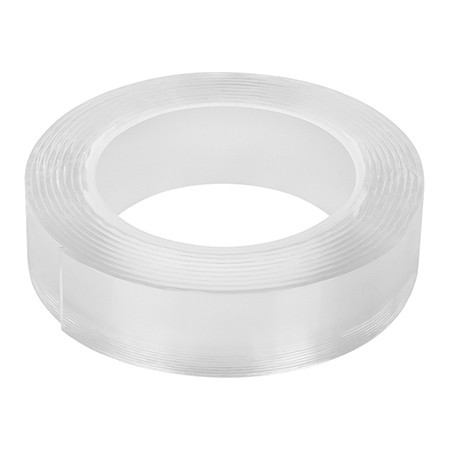 Banda montaj dublu adeziva transparenta 2x30mm 3m rebel                                                                                                                                                                                                   