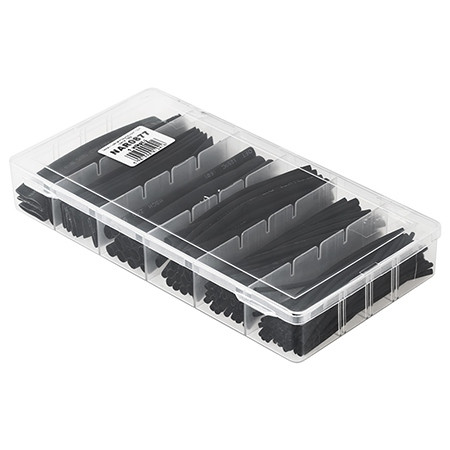 Set tuburi termocontractabile negre 10cm                                                                                                                                                                                                                  