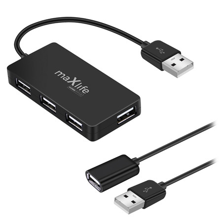Usb hub 4 usb cablu 0.15m + cablu 1.5m                                                                                                                                                                                                                    