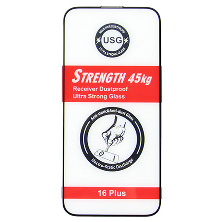 Folie sticla ultra strong 45kg pentru iphone 17 pro max                                                                                                                                                                                                   