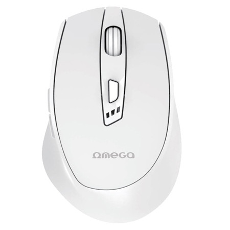 Mouse wireless reincarcabil usb-c alb omega                                                                                                                                                                                                               