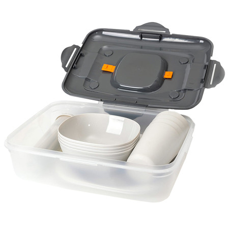 Set picnic camping 4 persoane 26 piese                                                                                                                                                                                                                    