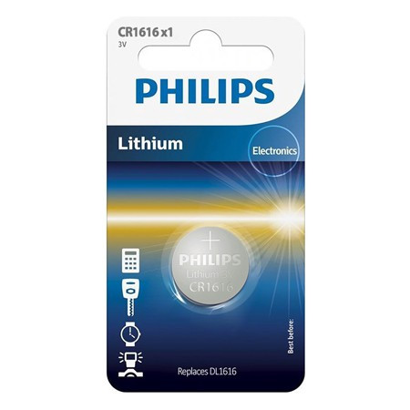 Baterie lithium cr1616 blister 1 buc philips                                                                                                                                                                                                              